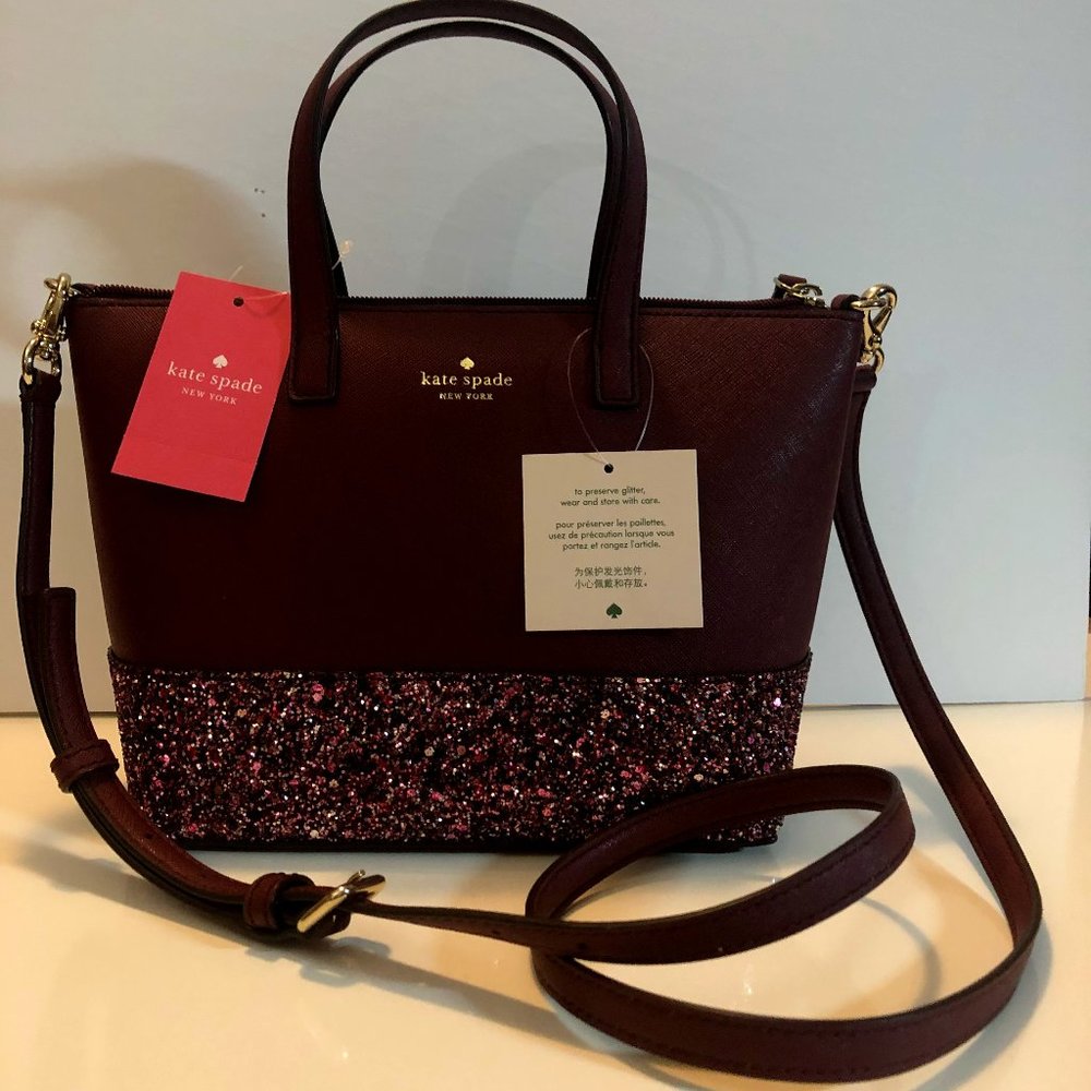 Kate Spade Greta Court Ina Glitter Purse